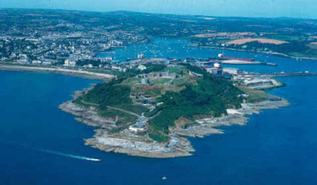 arribo de "El viaje de beagle" en  Falmouth