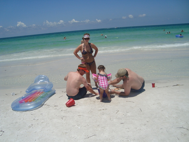 Hanging out on the beach