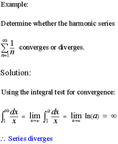 Convergent and Divergent Series Review