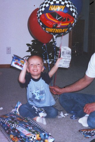 Me at my 3rd birthday