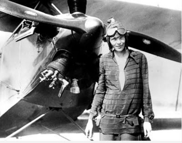 Amelia bought her first plane.