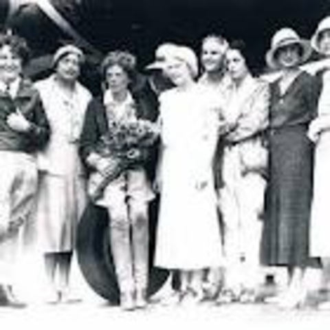 Amelia Enters an Air Race