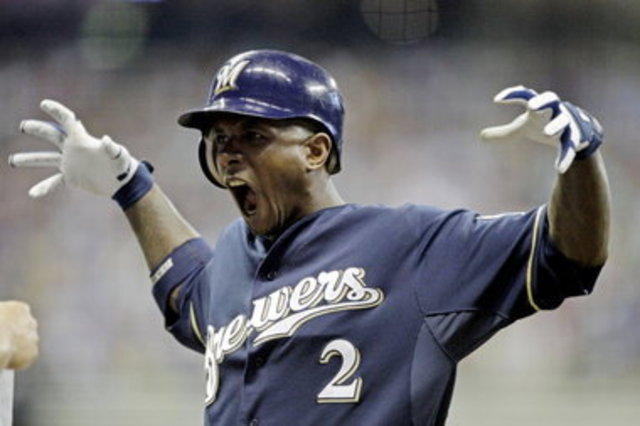 Traded to the Milwaukee Brewers