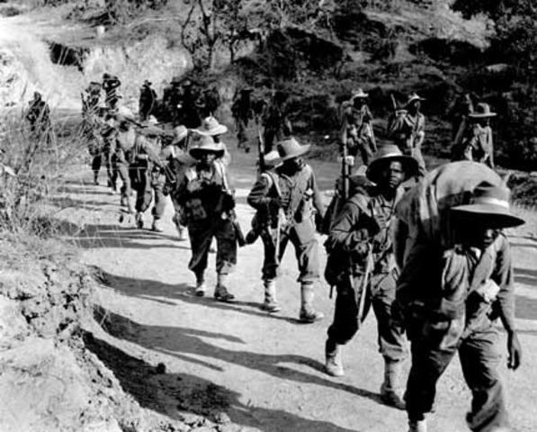 Japanese evicted from Burma