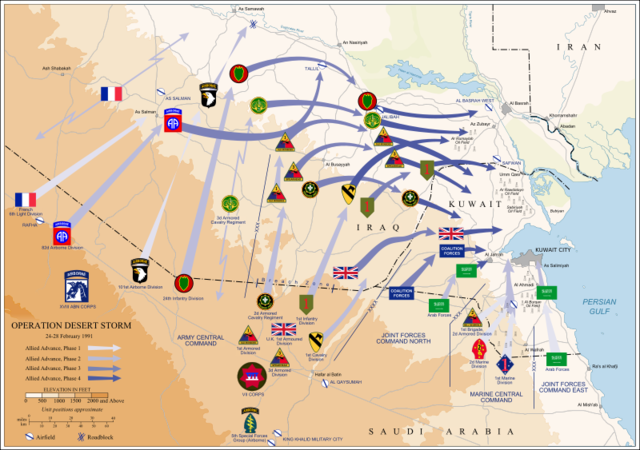 World Events: Beginning of the Persian Gulf War
