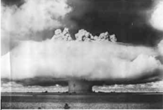 United states explodes the first hydrogen bomb