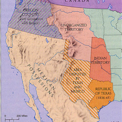 Timeline: Mexican-American History 1821-1865 (Slavery, War, and Land Distribution)