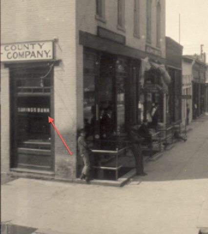 Savings Bank Closeup