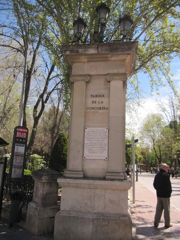 Pilastras de entrada