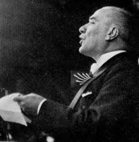 He read his 10th Year Speech