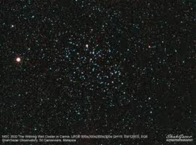 The first image from the Hubble Telescope was the Star Cluster NGC 3532