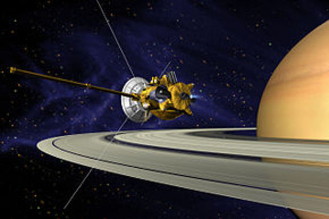 http://en.wikipedia.org/wiki/Cassini Huygens  Cassini entered the atmosphere of Saturn.