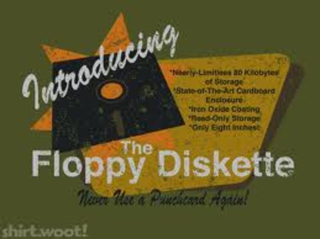 The "Floppy" disk was invented