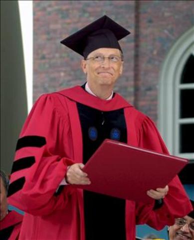 Titulo de doctor - Bill Gates
