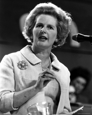 Margaret Thatcher First Woman Prime Minister of Great Britain