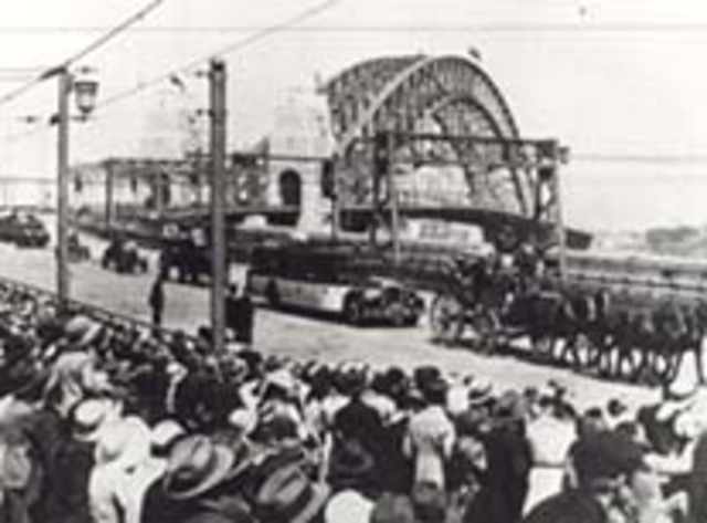 Opening of the Sydney Harbor Bridge