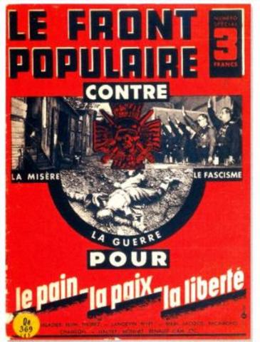 affiche du Front Populaire