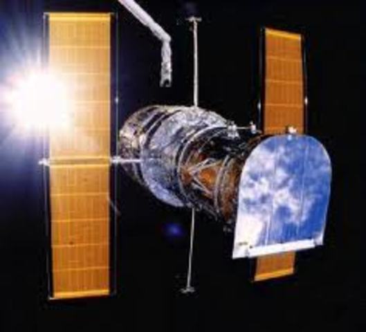 Hubble Space Telescope goes into orbit