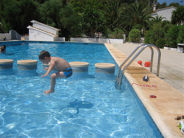 First holiday abroad.