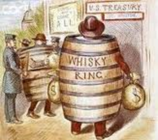 "Whiskey Ring" Scandal Breaks