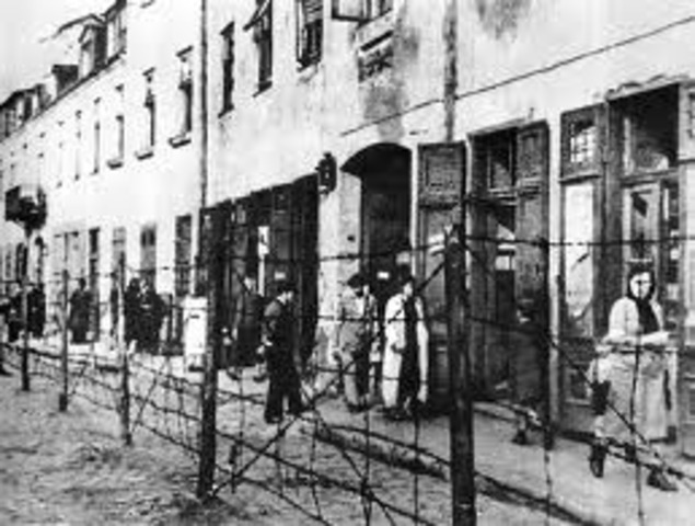 First Ghetto Established