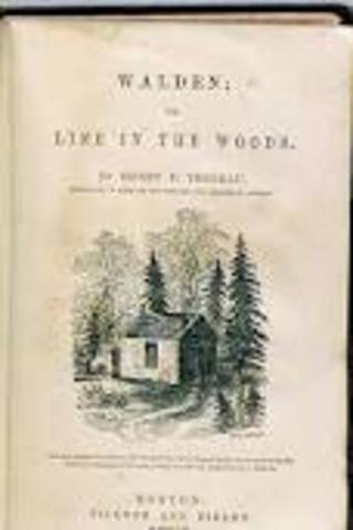 Thoreau writes work Walden