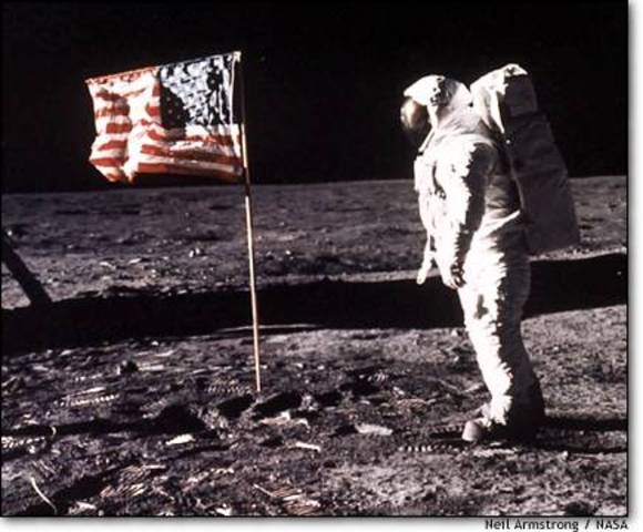 US Man on the Moon