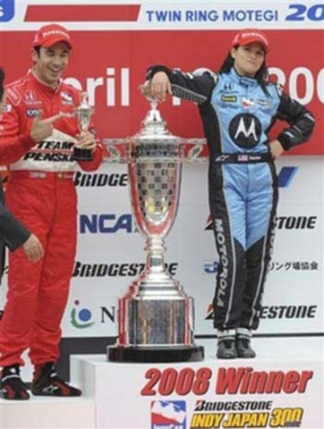 First Woman to Win Indy 300