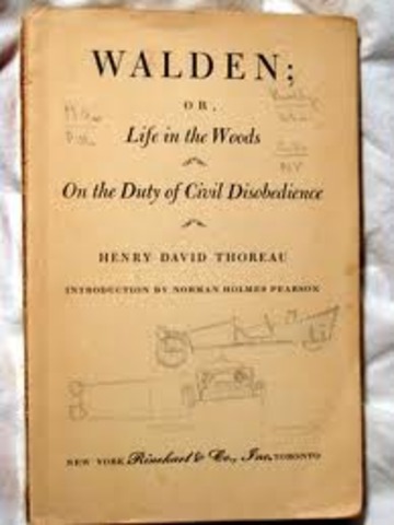 Thoreau writes Walden