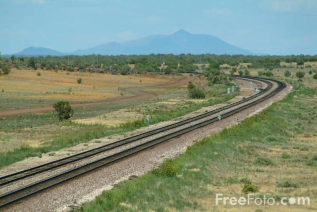 1st Tracks of Transcontinental Railroad