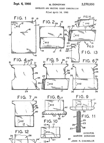 ENVELOPE AND WRITING COMBO