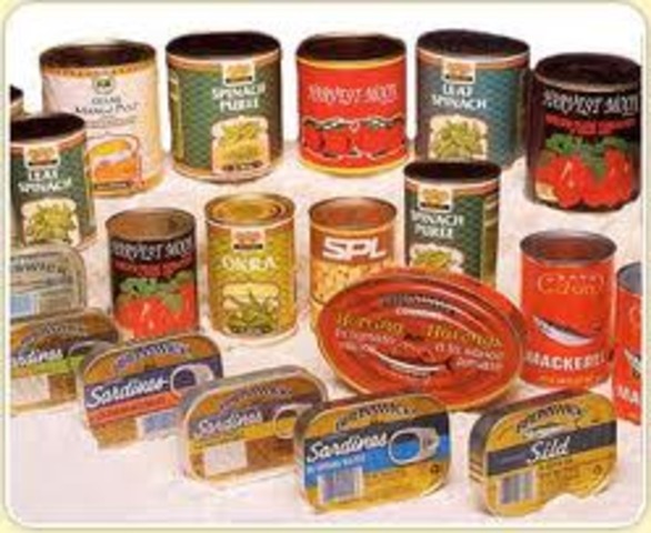 Cambio de las conservas de alimento