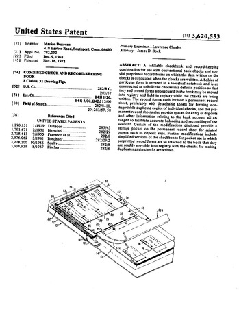 COMBINED CHECK AND RECORD KEEPER