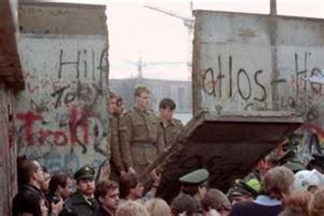 Berlin Wall is Torn Down