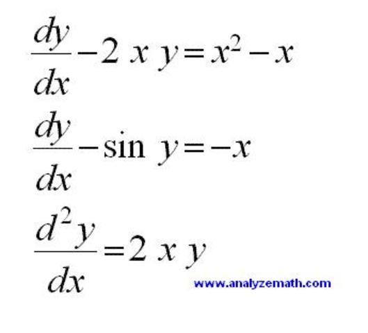 Differential Equations