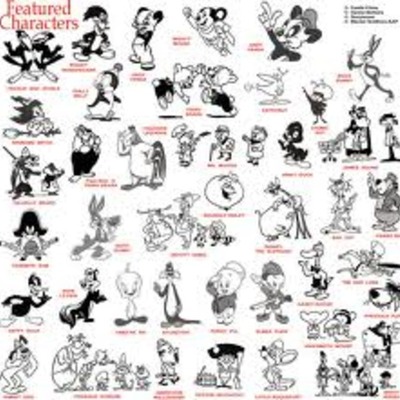 Timeline: Cartoons; People, Places, & Things