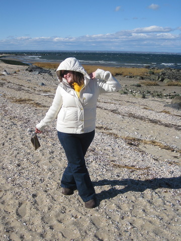Haloween 2010 - Friends go for a walk in Caumsett State Park
