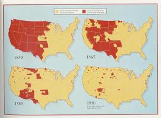 West taken from Native Americans