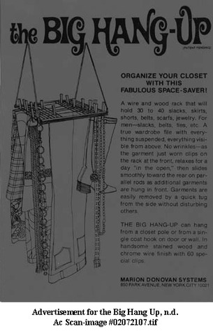 GARMET HANGER "THE BIG HANG-UP"