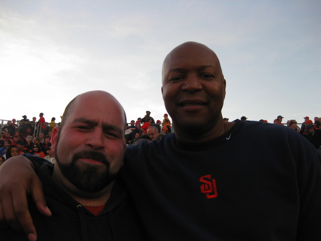Tom meets Derrick Coleman!!!