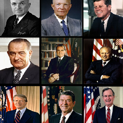 Timeline: Presidentes de EE.UU durante la Guerra Fría (1945-1991)