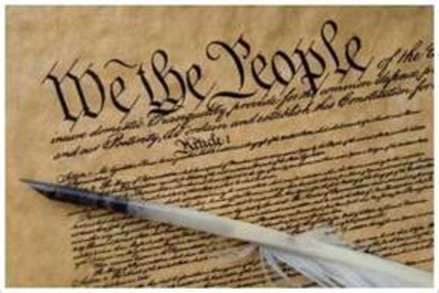 The u.s constitution signed