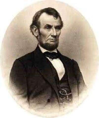 Lincoln re-elected president