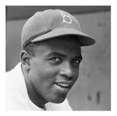 Jackie Robinson- First in the major leages