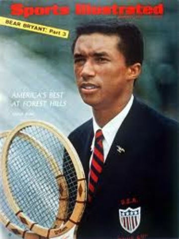 Arthur Ashe- First and Only Black Man to win Major tennis titles