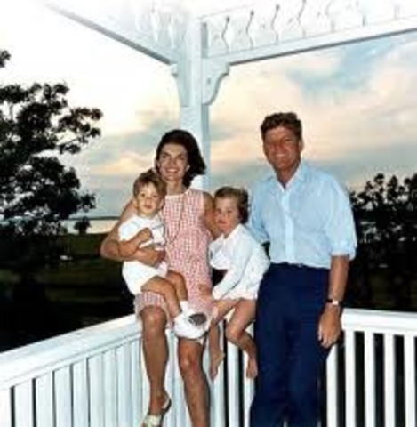 JFK and his wife had four kids
