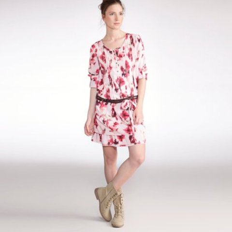 Vestido estampado de flores