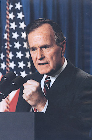 George H. W. Bush issues a 24 hour ultimatum:Iraq must withdraw from Kuwait to avoid start of a war.