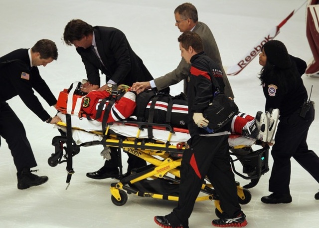 Marian Hossa injured