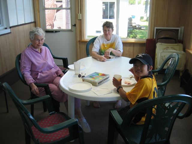 Me with my Grandma and Aunt